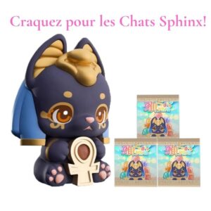 🐾 Figurine Sphinx AARU : Ta dose de mignonnerie égyptienne ✨
